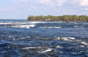 Lachine , Stromschnellen im Sankt-Lorenz-Strom