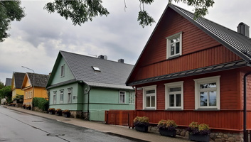 Karäer Häuser von Trakai